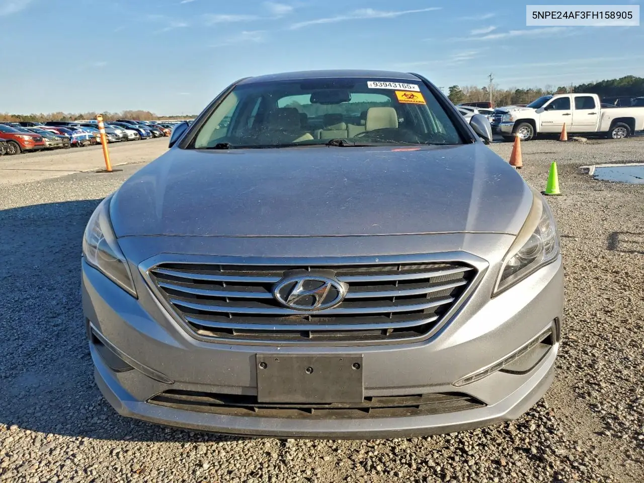 5NPE24AF3FH158905 2015 Hyundai Sonata Se