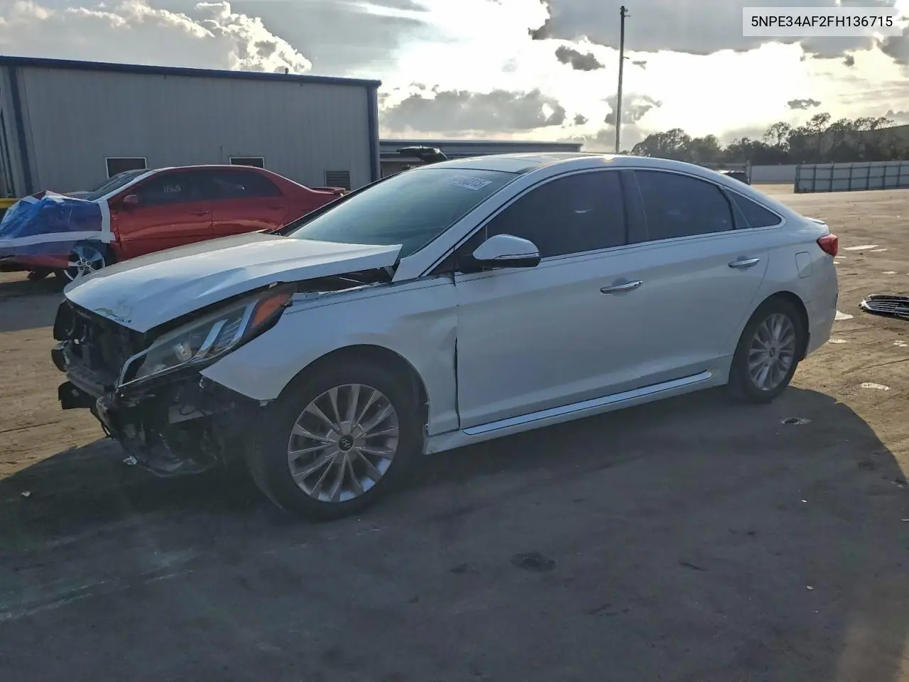5NPE34AF2FH136715 2015 Hyundai Sonata Sport