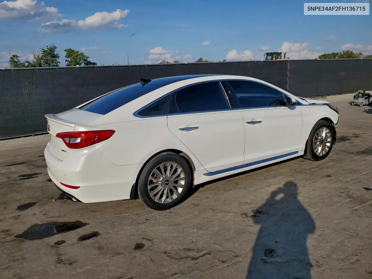 5NPE34AF2FH136715 2015 Hyundai Sonata Sport