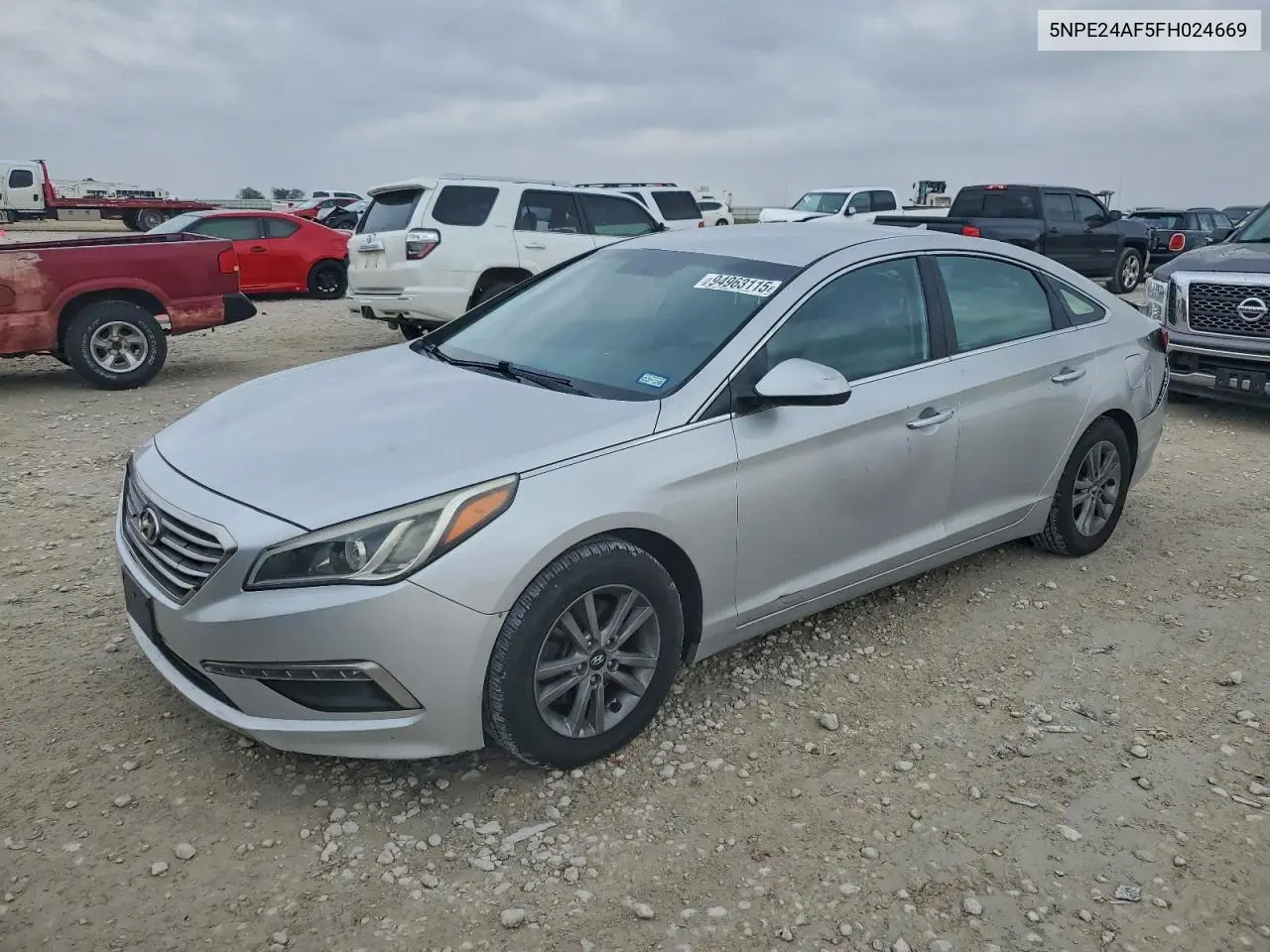 5NPE24AF5FH024669 2015 Hyundai Sonata Se