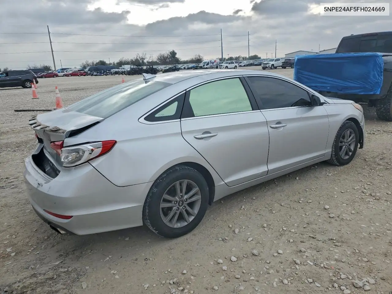 5NPE24AF5FH024669 2015 Hyundai Sonata Se