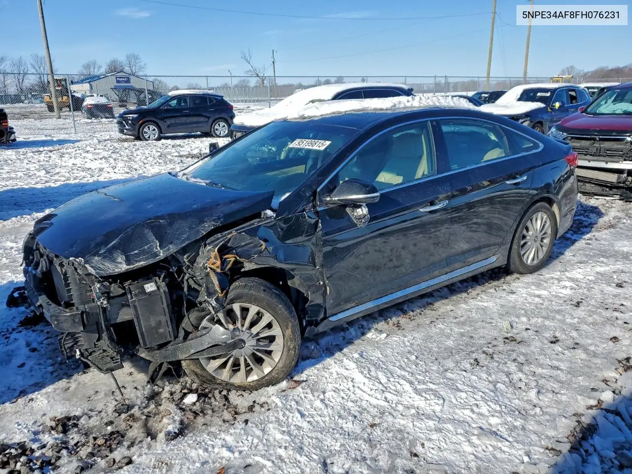 5NPE34AF8FH076231 2015 Hyundai Sonata Sport