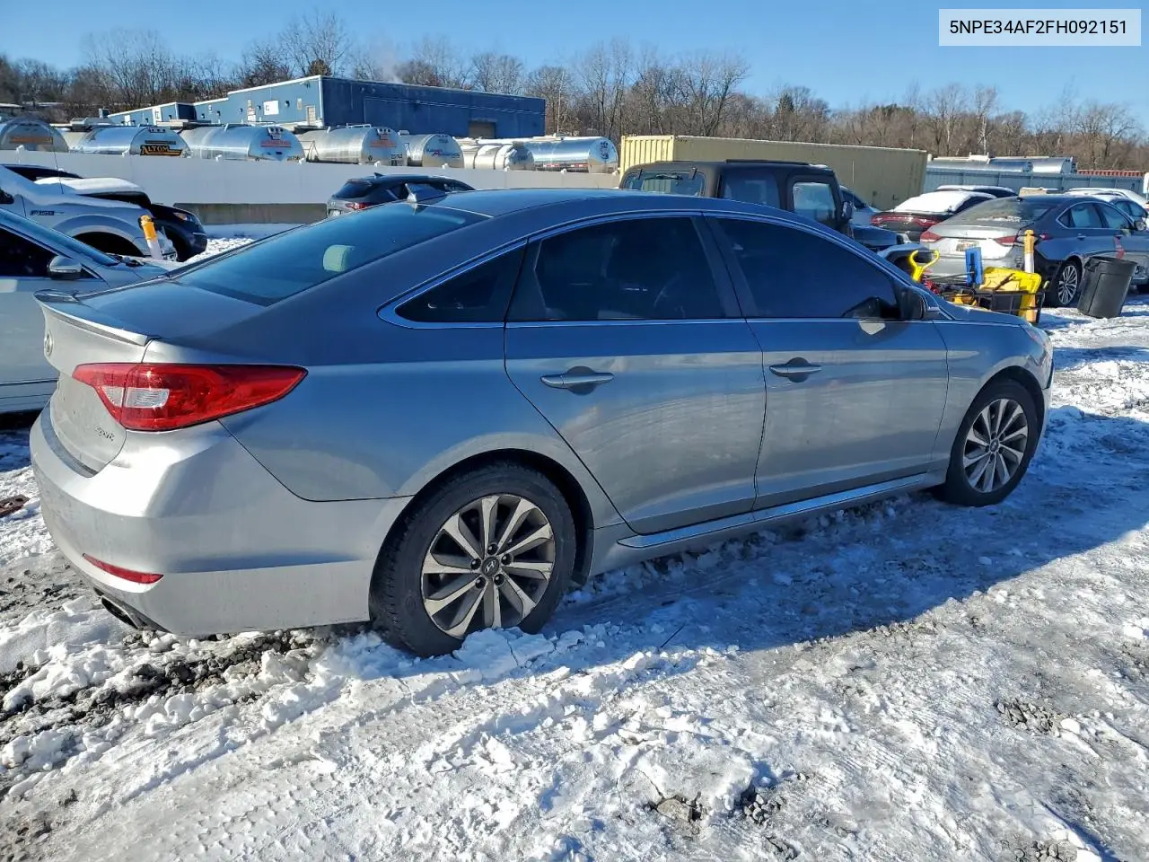 5NPE34AF2FH092151 2015 Hyundai Sonata Sport