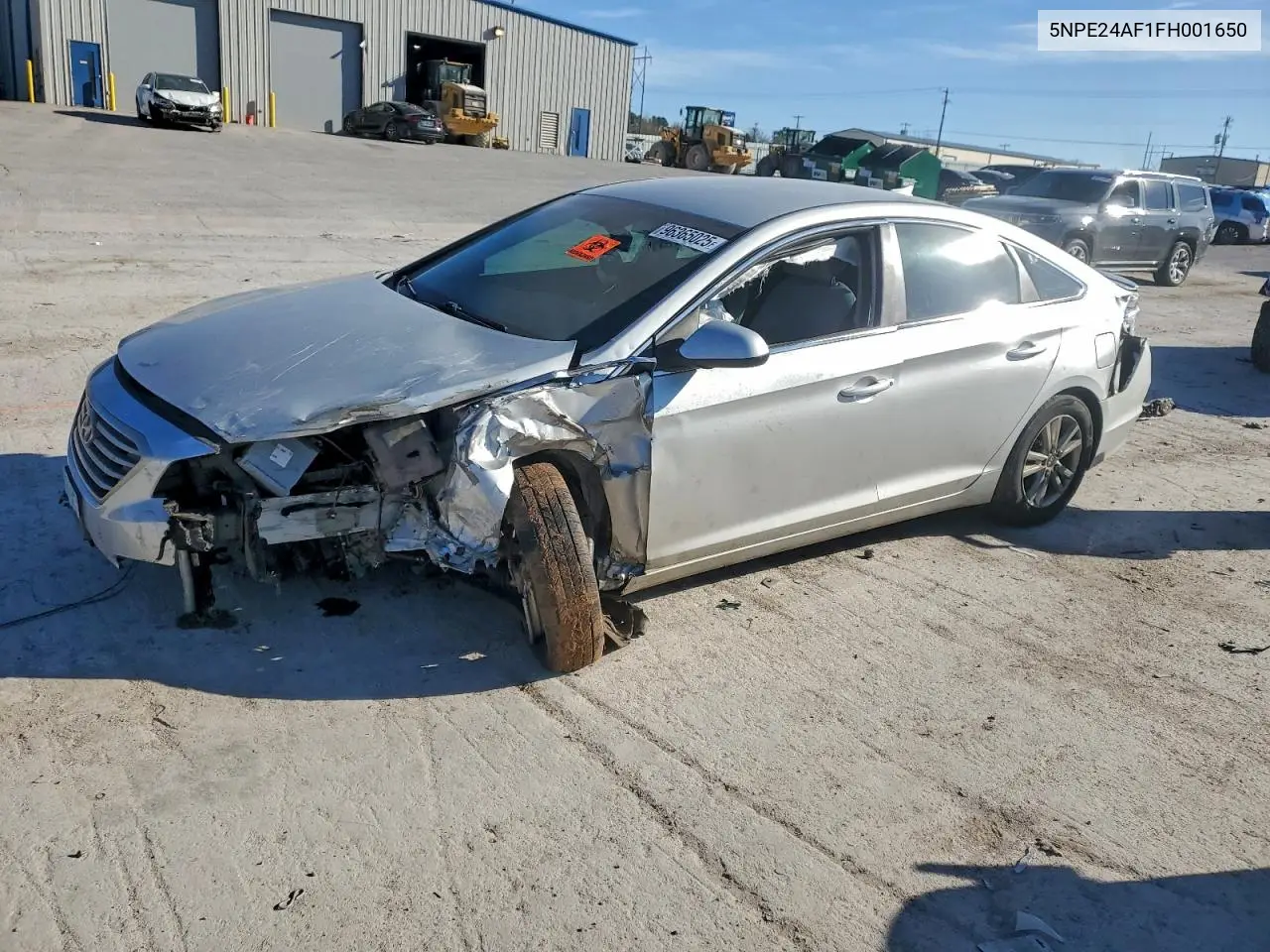 5NPE24AF1FH001650 2015 Hyundai Sonata Se