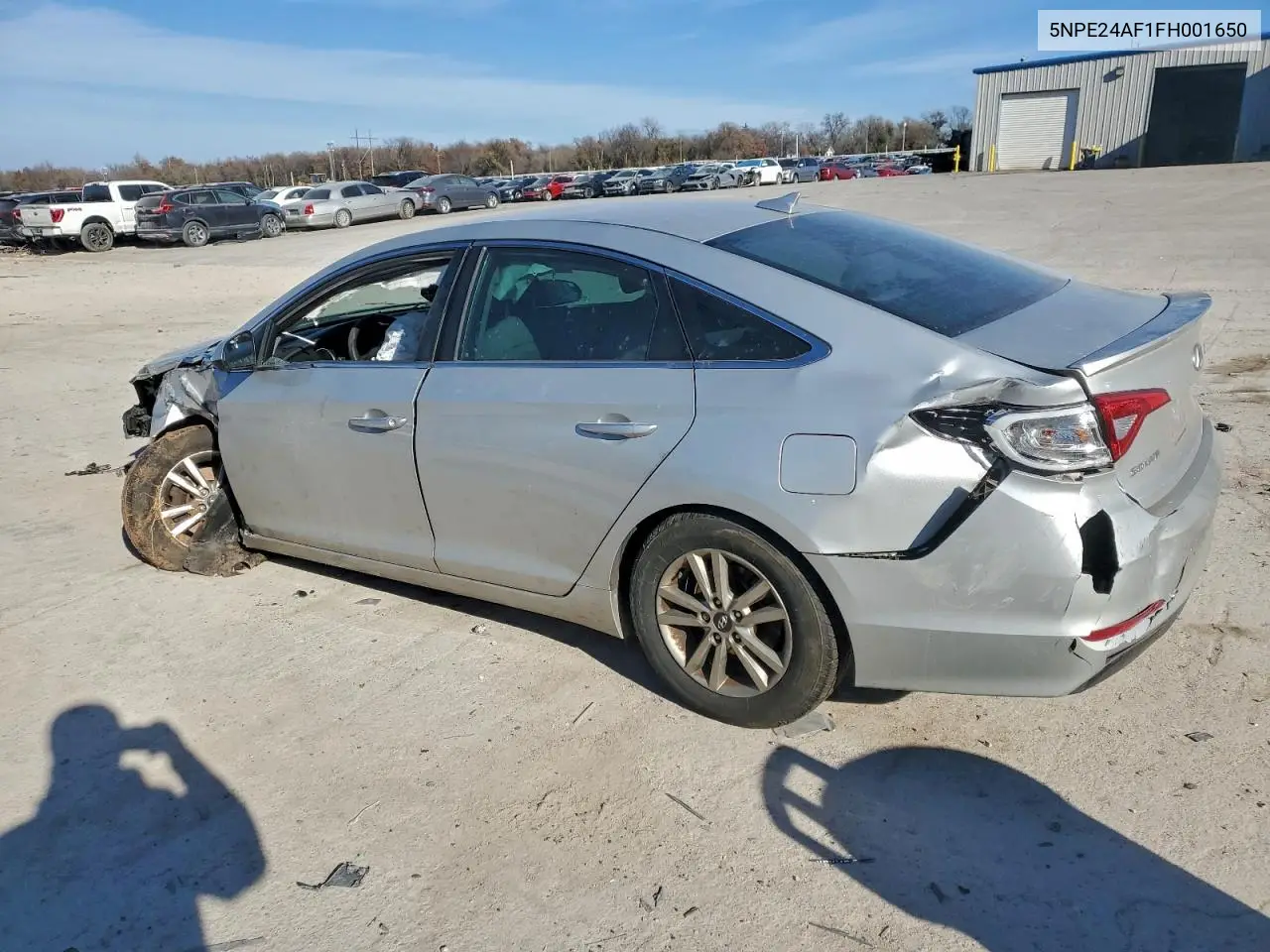 5NPE24AF1FH001650 2015 Hyundai Sonata Se