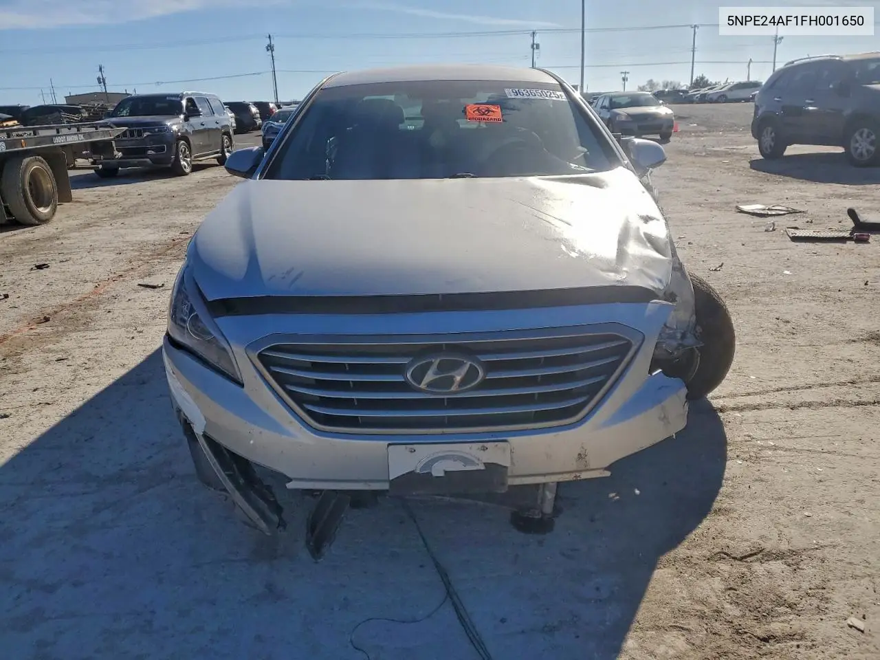5NPE24AF1FH001650 2015 Hyundai Sonata Se
