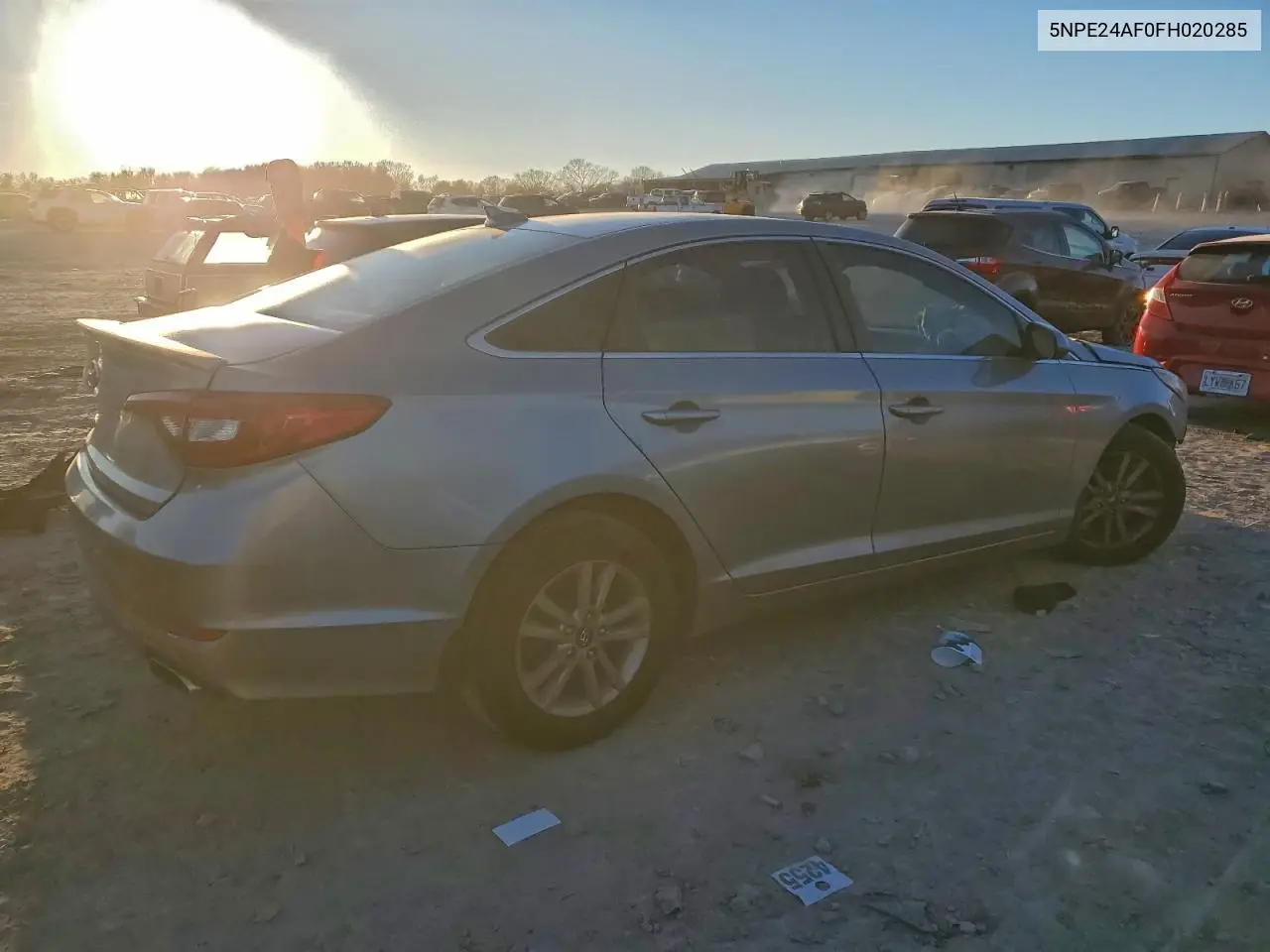 5NPE24AF0FH020285 2015 Hyundai Sonata Se
