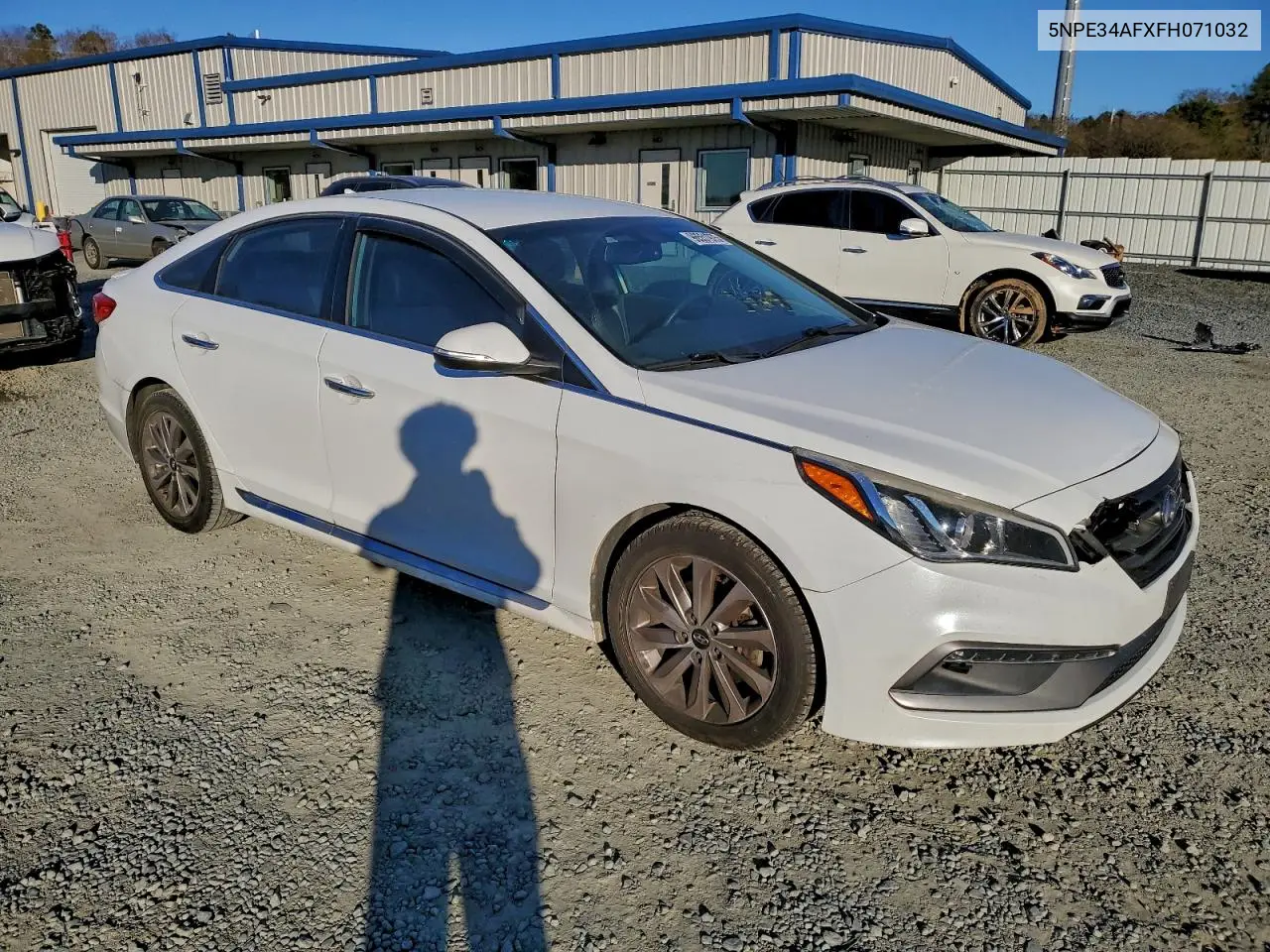 5NPE34AFXFH071032 2015 Hyundai Sonata Sport