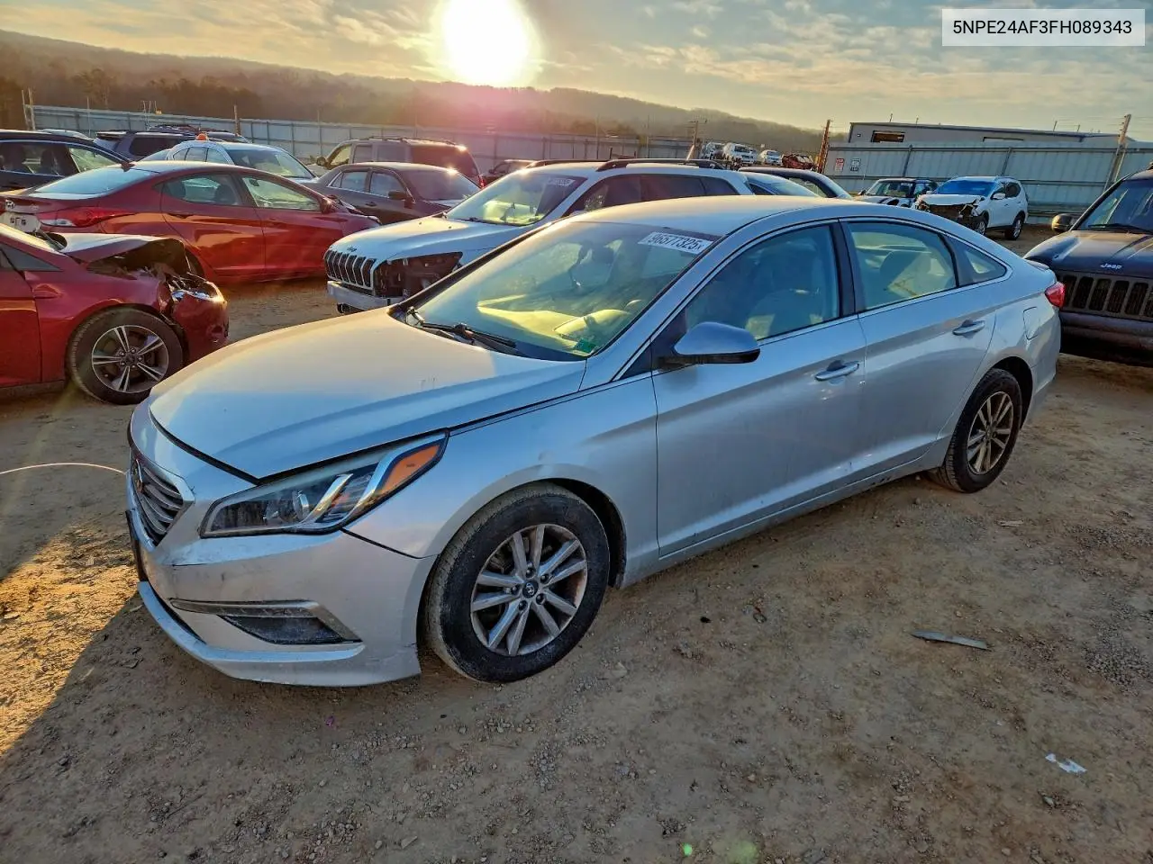 5NPE24AF3FH089343 2015 Hyundai Sonata Se