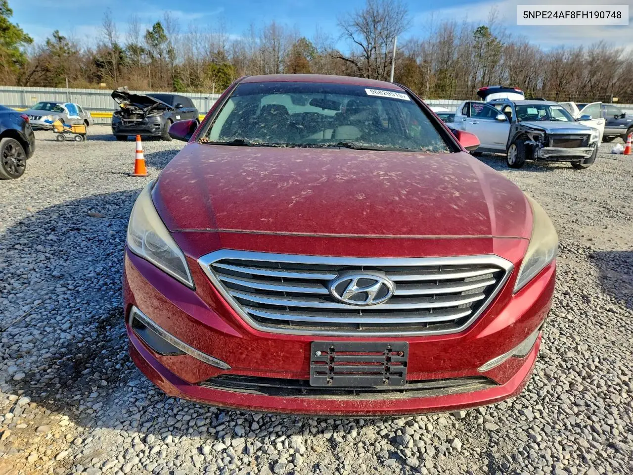 5NPE24AF8FH190748 2015 Hyundai Sonata Se