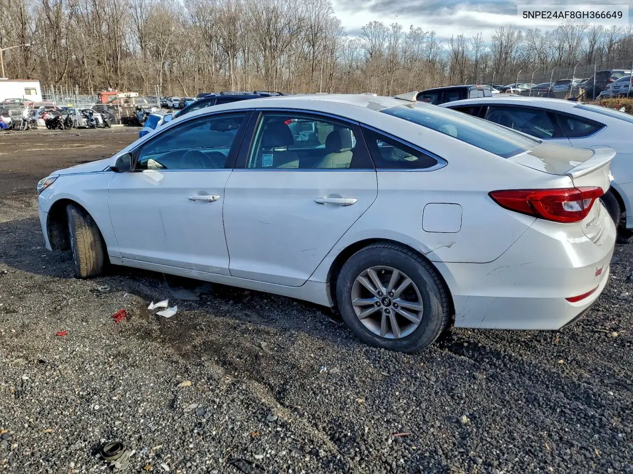 5NPE24AF8GH366649 2016 Hyundai Sonata Se