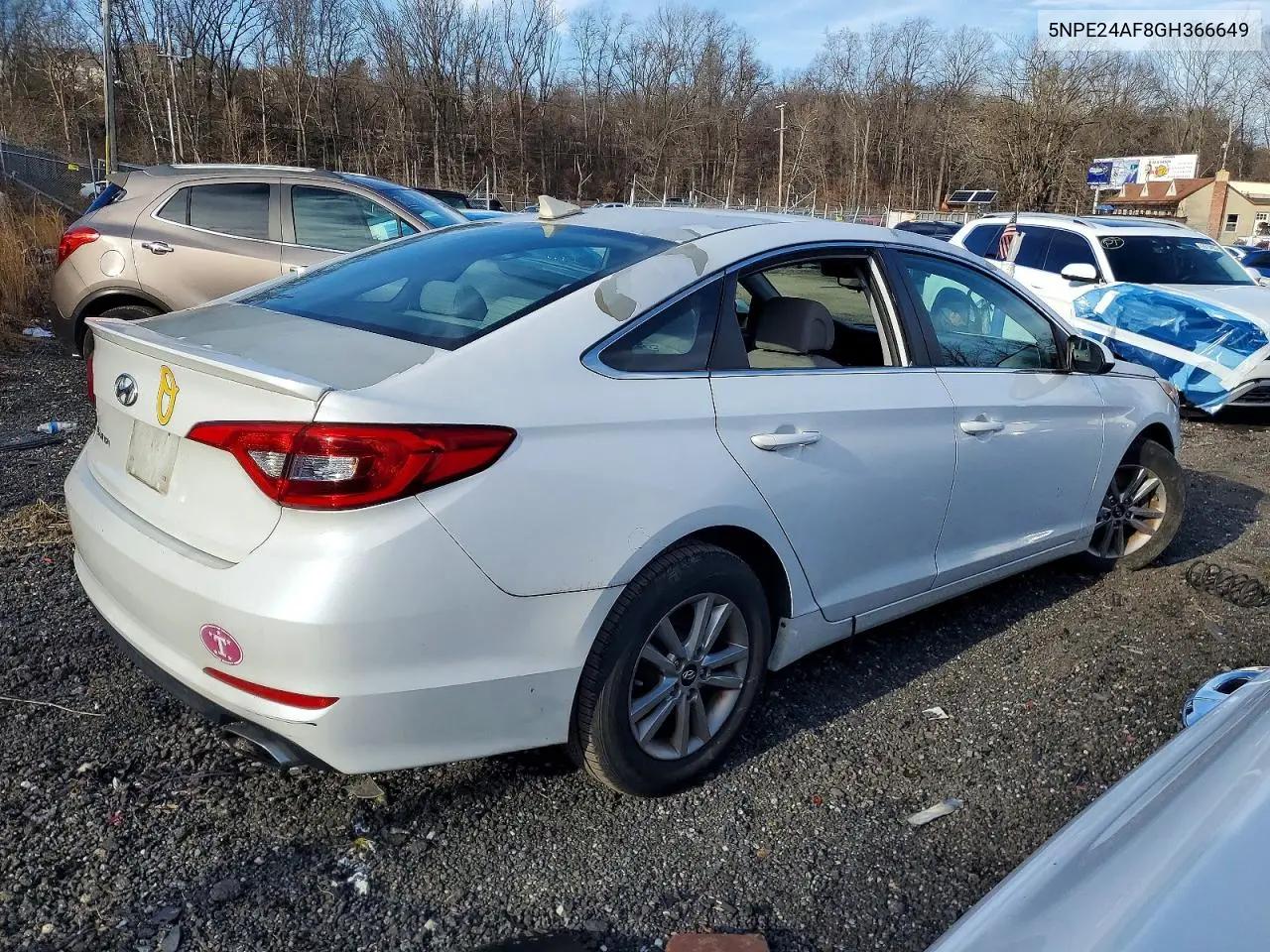 5NPE24AF8GH366649 2016 Hyundai Sonata Se