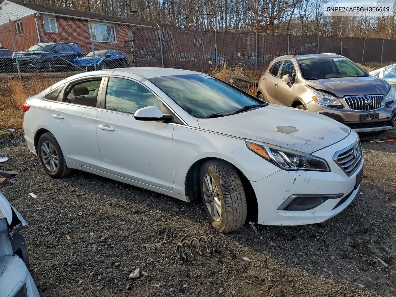 5NPE24AF8GH366649 2016 Hyundai Sonata Se