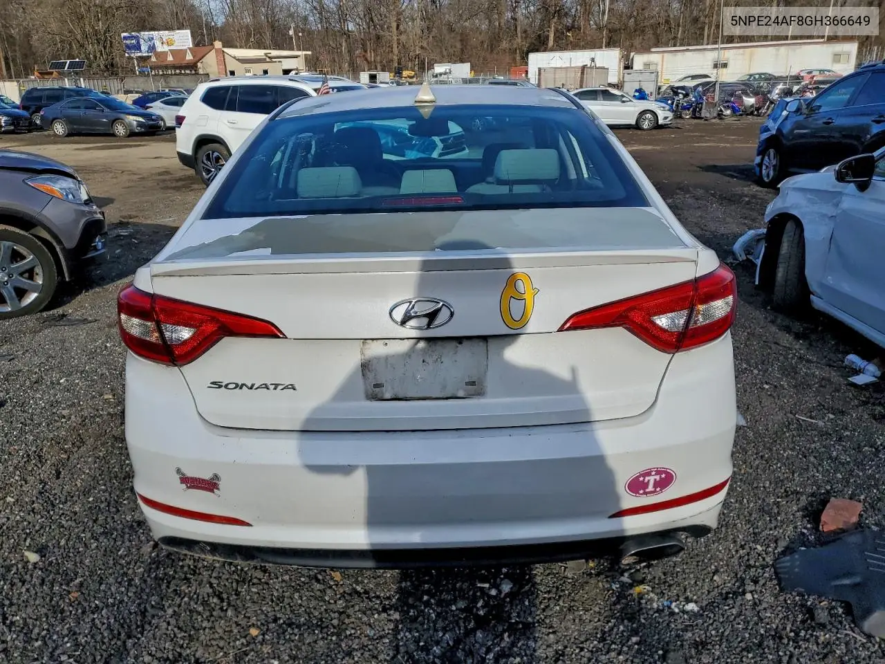 5NPE24AF8GH366649 2016 Hyundai Sonata Se