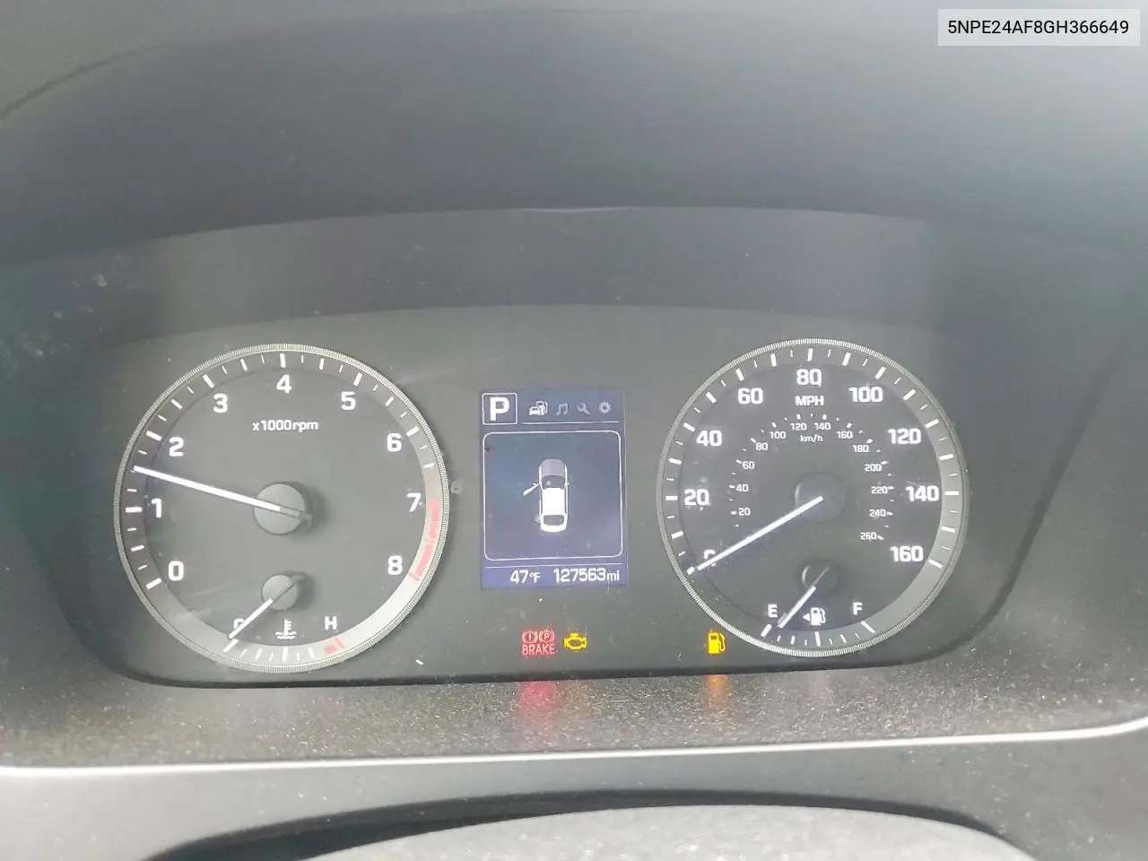 5NPE24AF8GH366649 2016 Hyundai Sonata Se