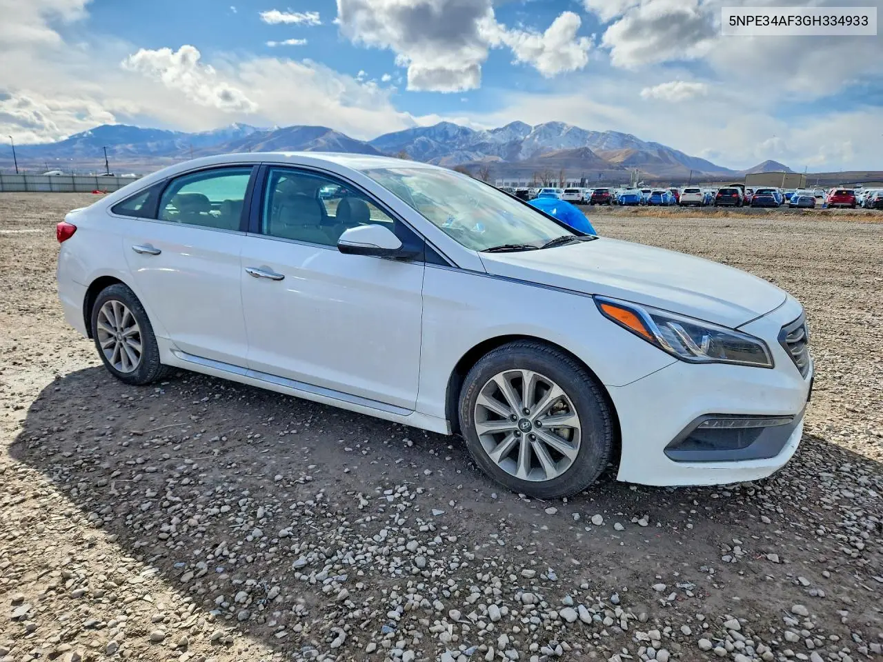 5NPE34AF3GH334933 2016 Hyundai Sonata Sport