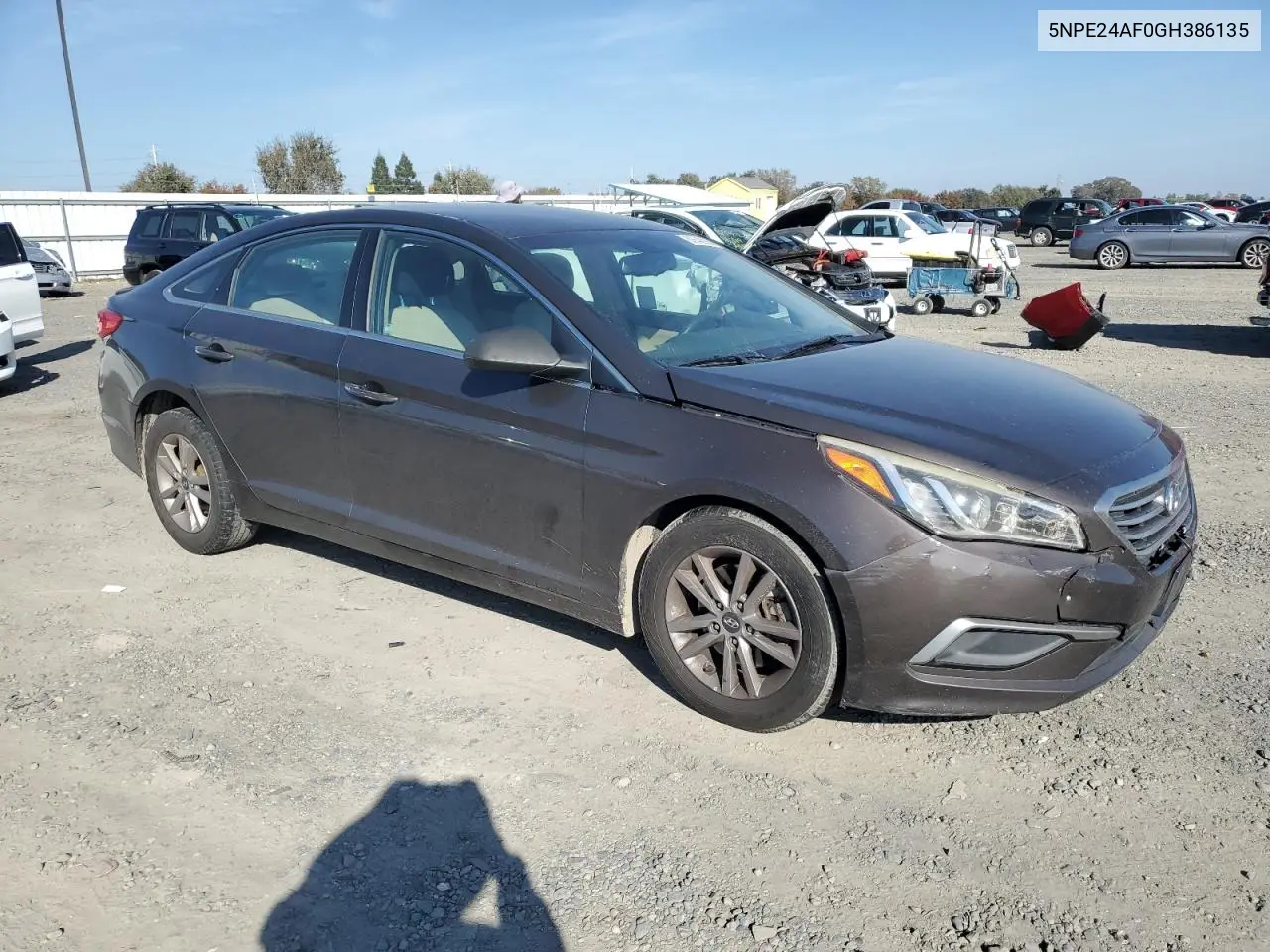 5NPE24AF0GH386135 2016 Hyundai Sonata Se