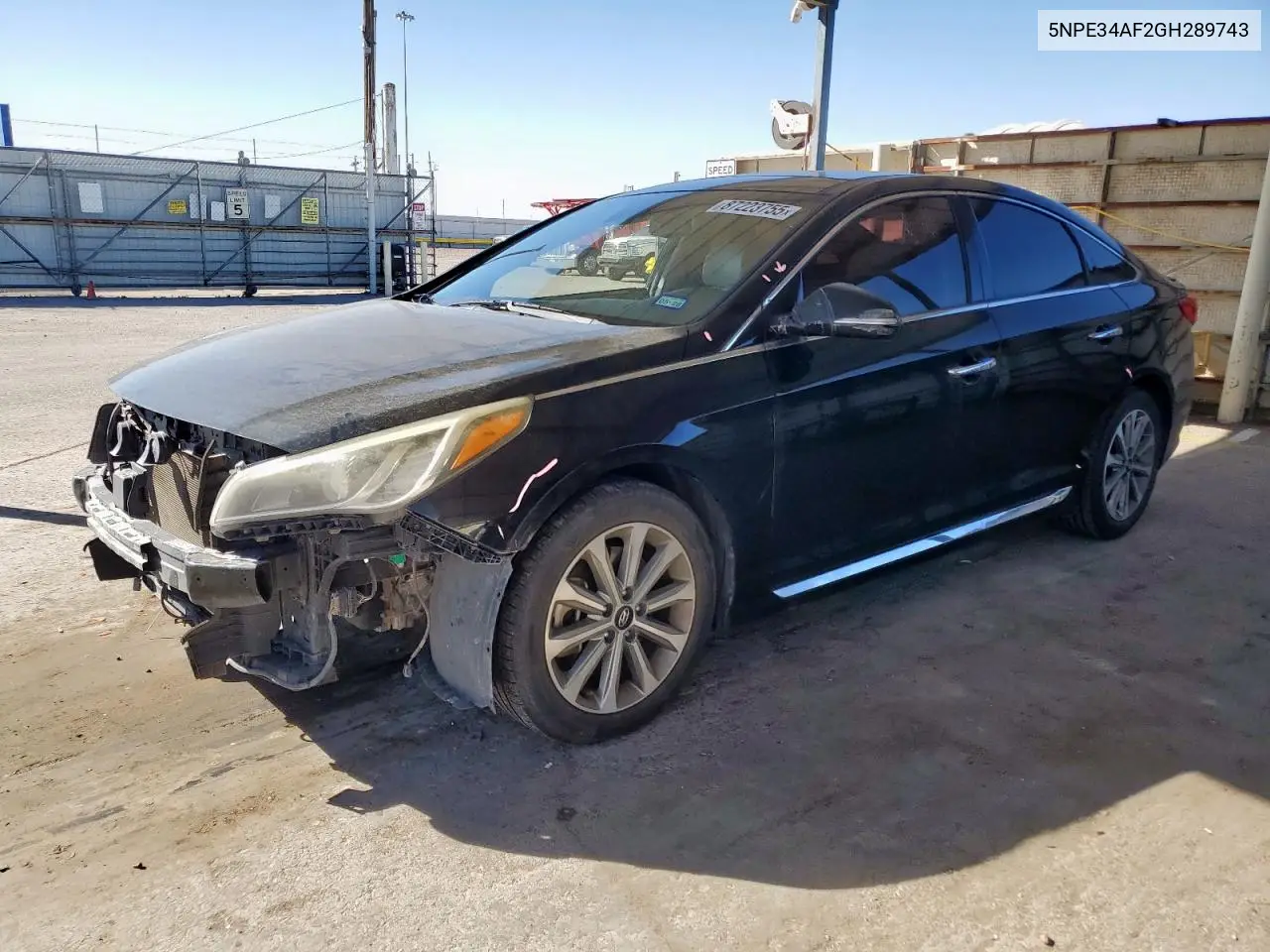 5NPE34AF2GH289743 2016 Hyundai Sonata Sport