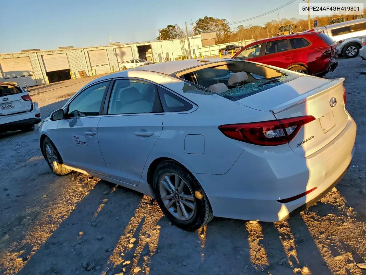 5NPE24AF4GH419301 2016 Hyundai Sonata Se