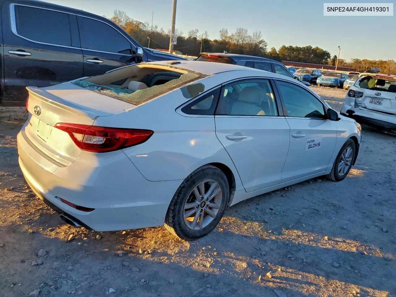5NPE24AF4GH419301 2016 Hyundai Sonata Se