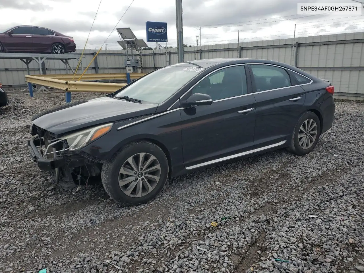 5NPE34AF0GH267871 2016 Hyundai Sonata Sport