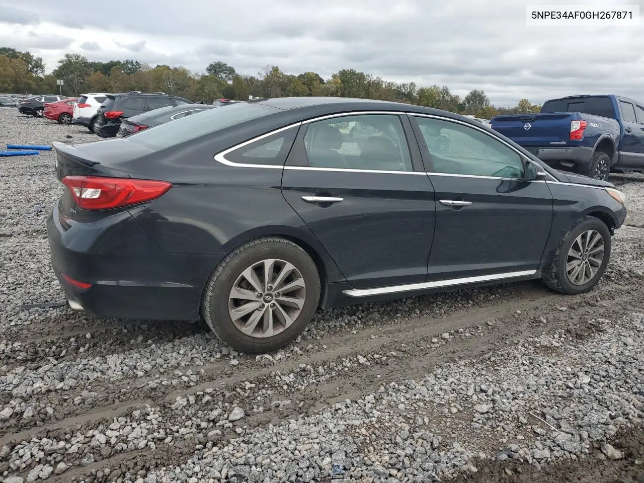 5NPE34AF0GH267871 2016 Hyundai Sonata Sport