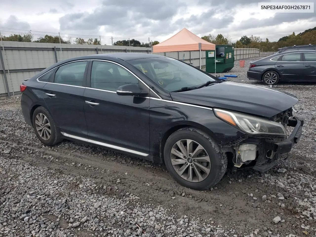 5NPE34AF0GH267871 2016 Hyundai Sonata Sport