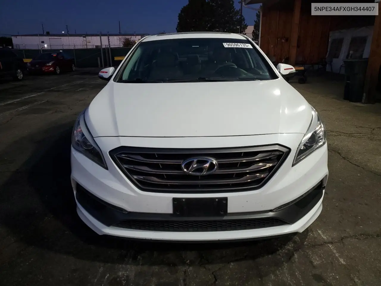 5NPE34AFXGH344407 2016 Hyundai Sonata Sport