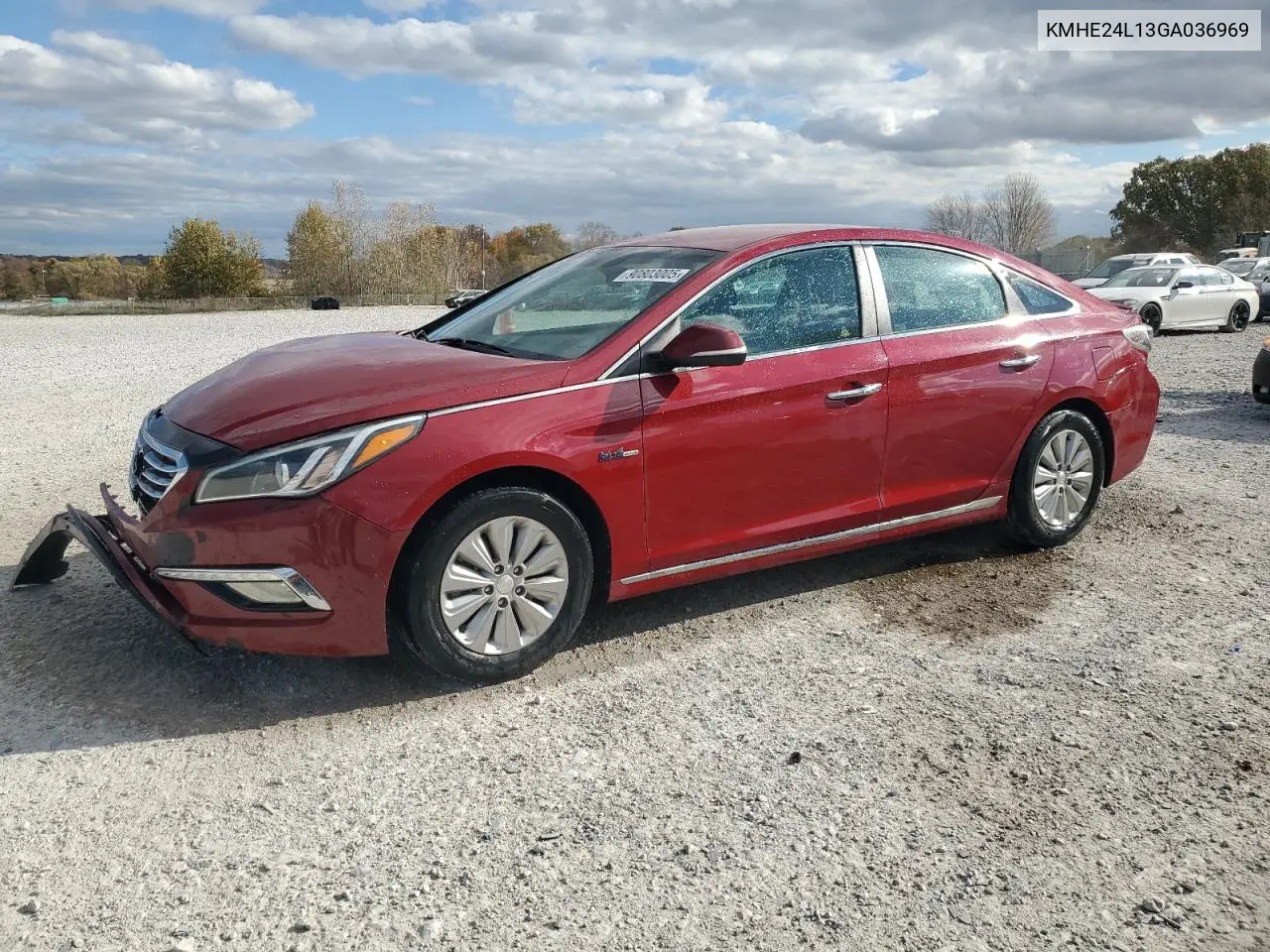 KMHE24L13GA036969 2016 Hyundai Sonata Hybrid