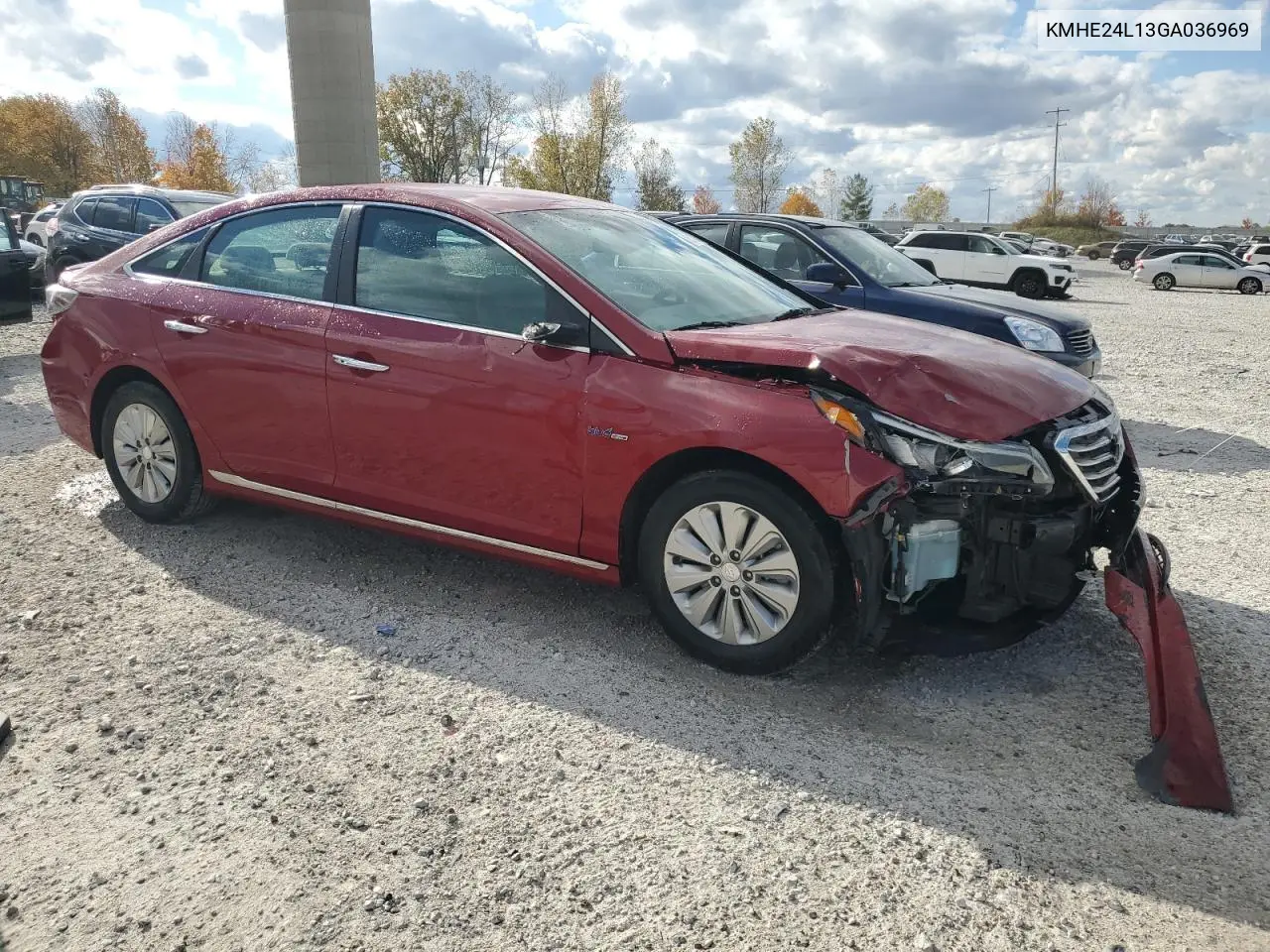 KMHE24L13GA036969 2016 Hyundai Sonata Hybrid