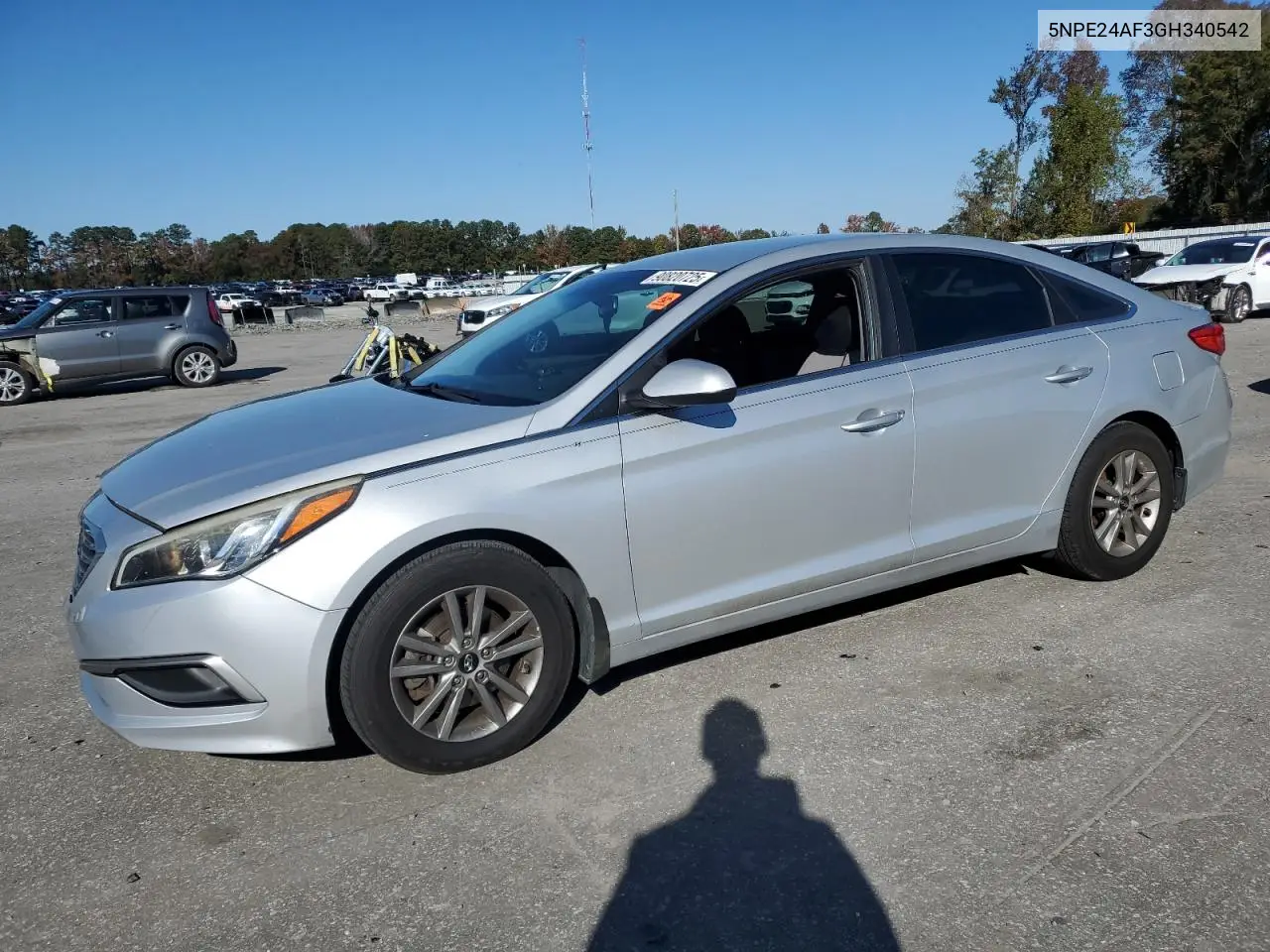 5NPE24AF3GH340542 2016 Hyundai Sonata Se