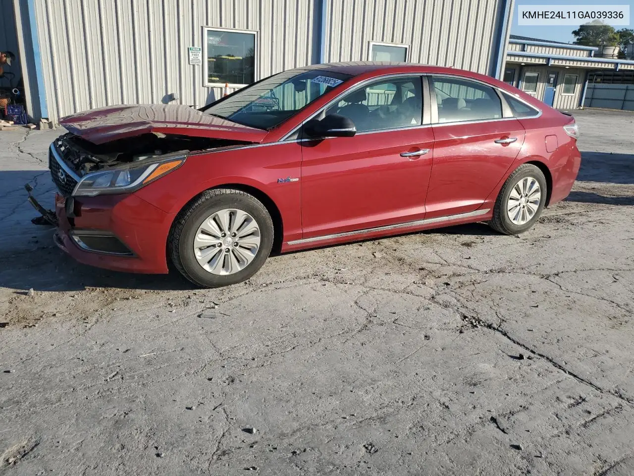 KMHE24L11GA039336 2016 Hyundai Sonata Hybrid