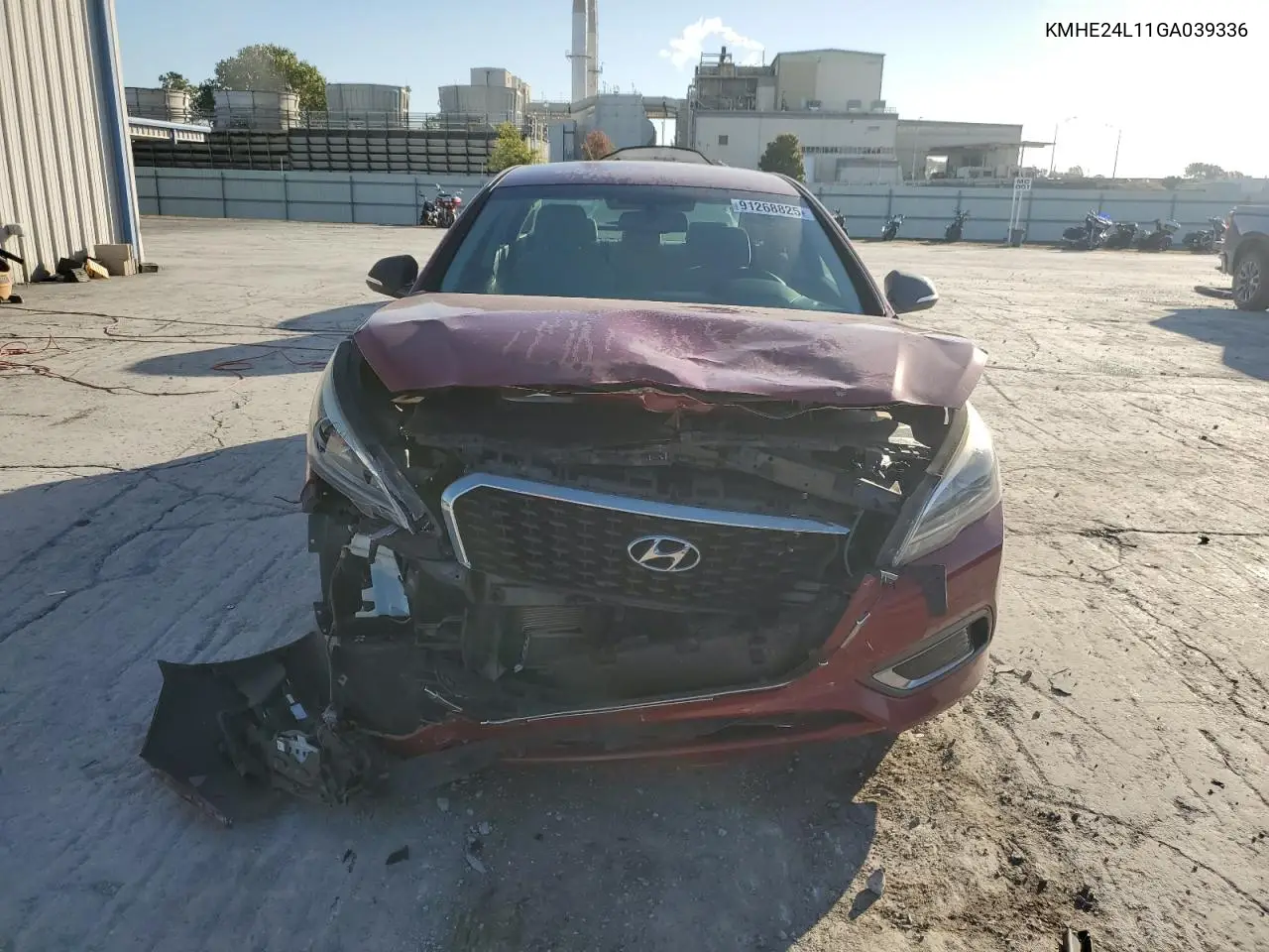 KMHE24L11GA039336 2016 Hyundai Sonata Hybrid