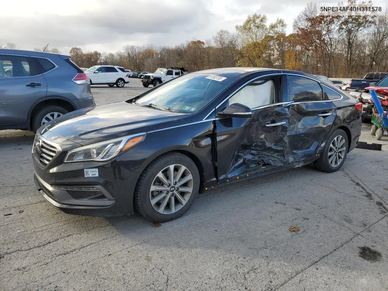 5NPE34AF4GH311578 2016 Hyundai Sonata Sport