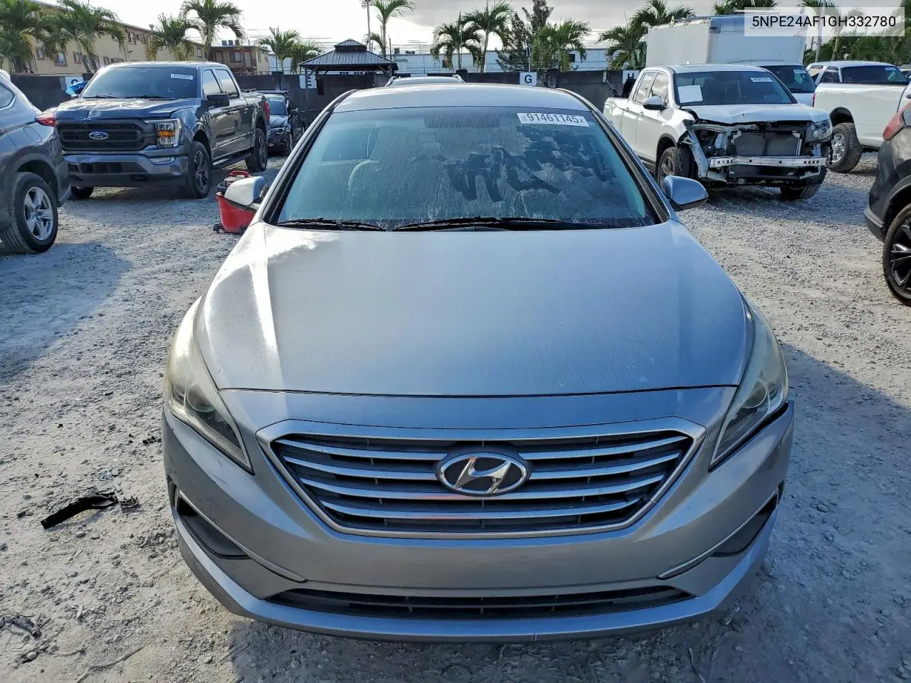 5NPE24AF1GH332780 2016 Hyundai Sonata Se