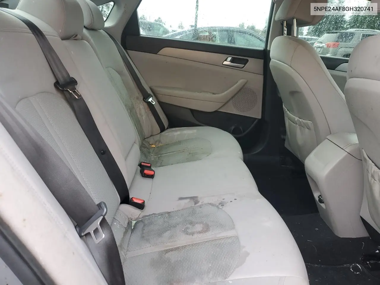 5NPE24AF8GH320741 2016 Hyundai Sonata Se