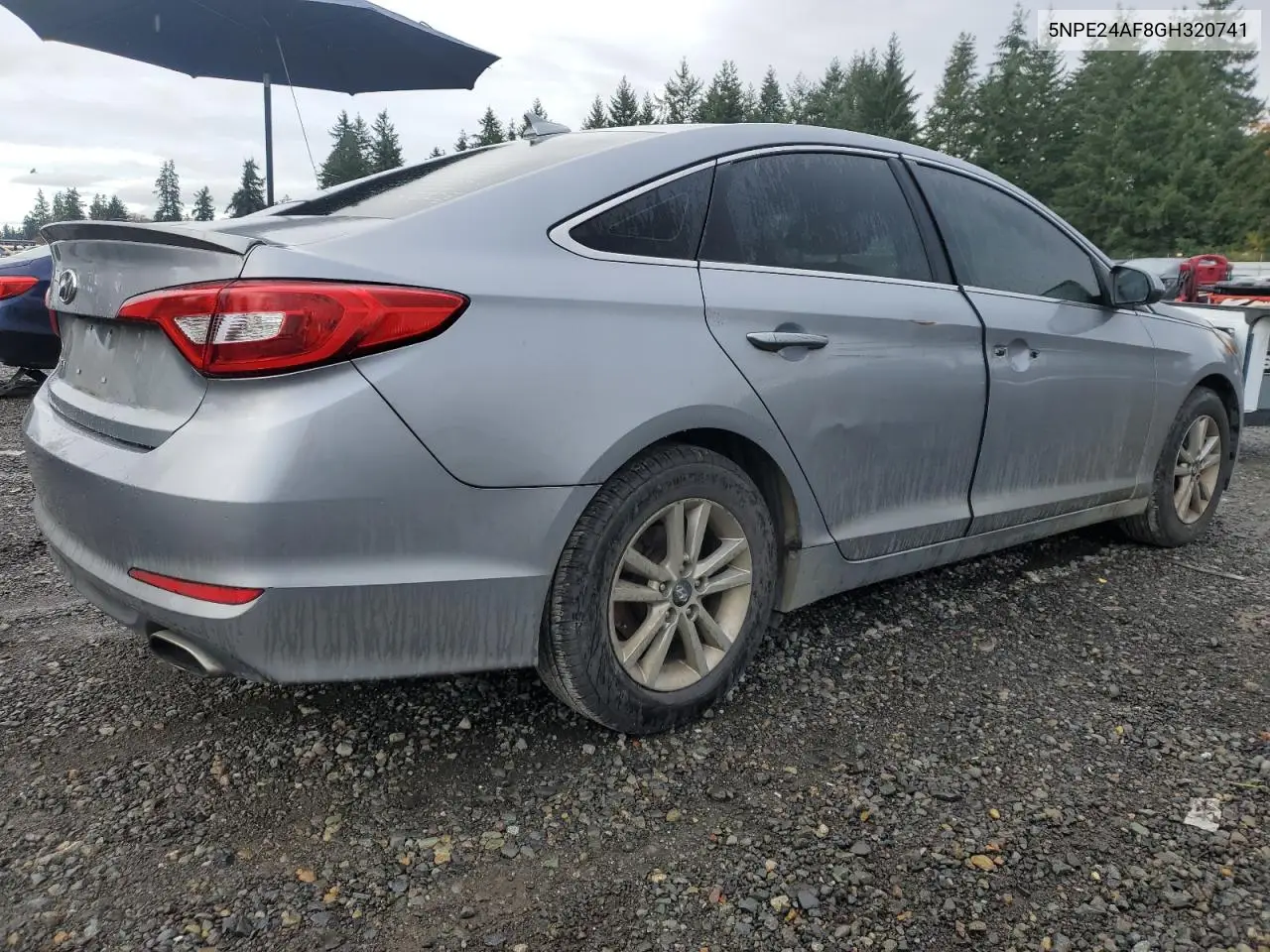 5NPE24AF8GH320741 2016 Hyundai Sonata Se