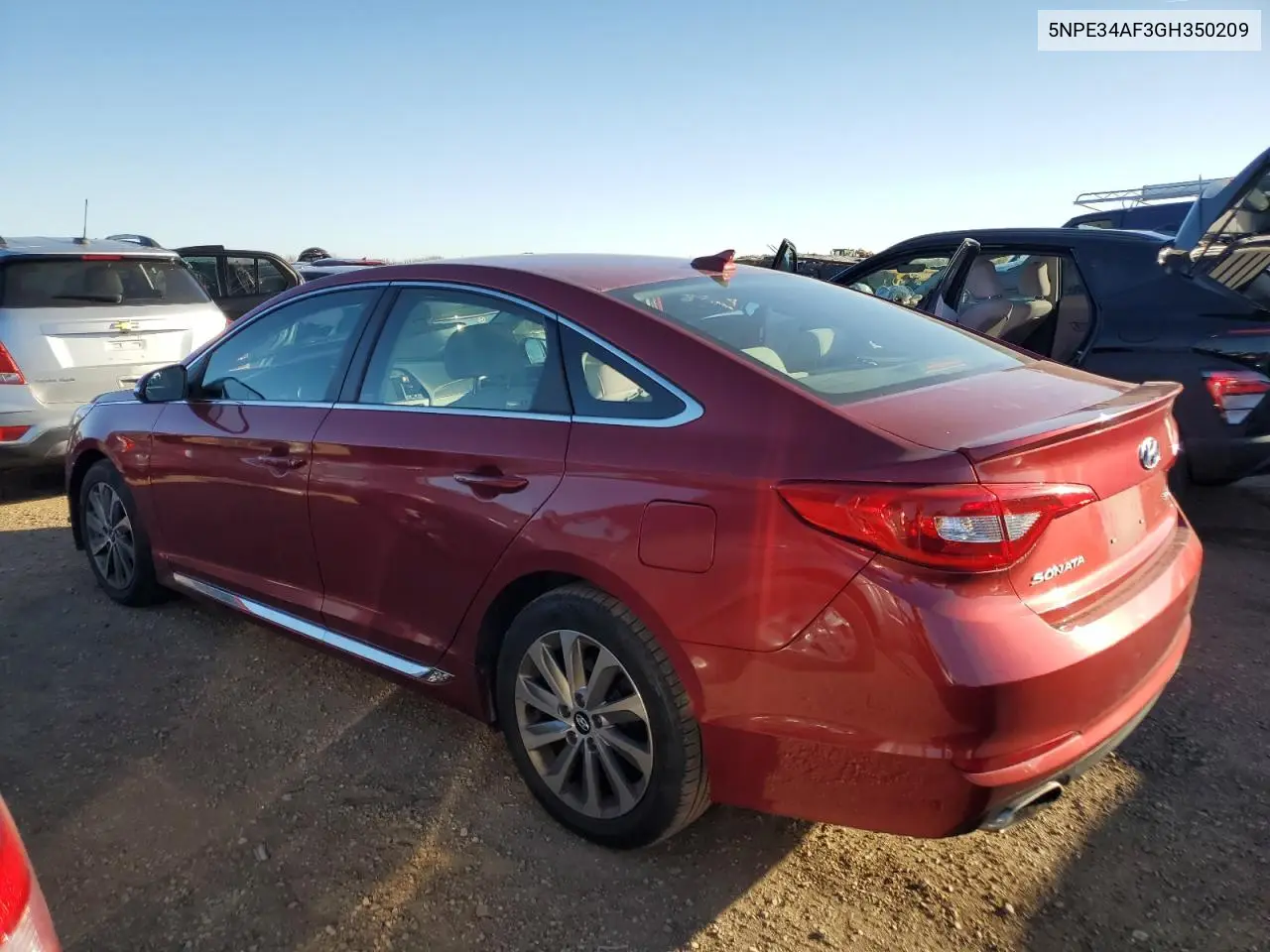 5NPE34AF3GH350209 2016 Hyundai Sonata Sport