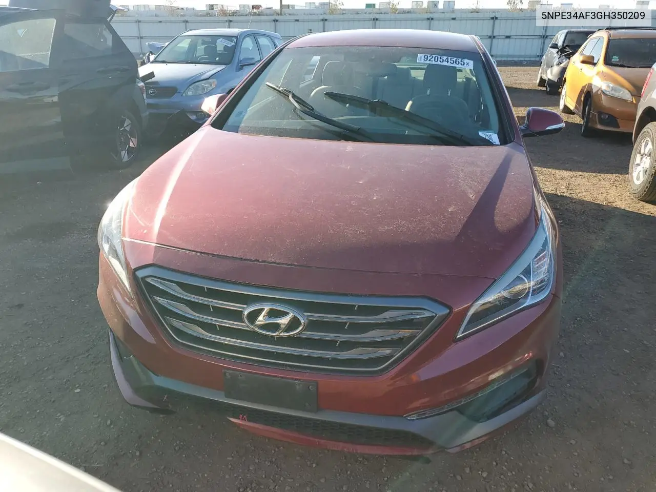 5NPE34AF3GH350209 2016 Hyundai Sonata Sport