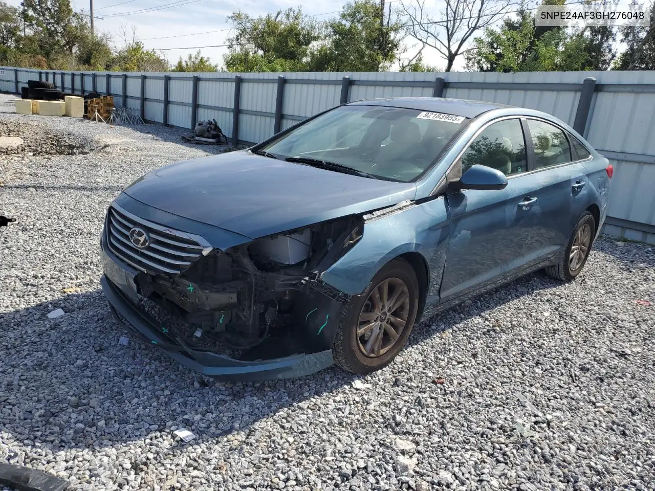 5NPE24AF3GH276048 2016 Hyundai Sonata Se