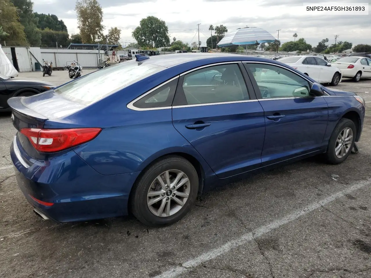 5NPE24AF5GH361893 2016 Hyundai Sonata Se