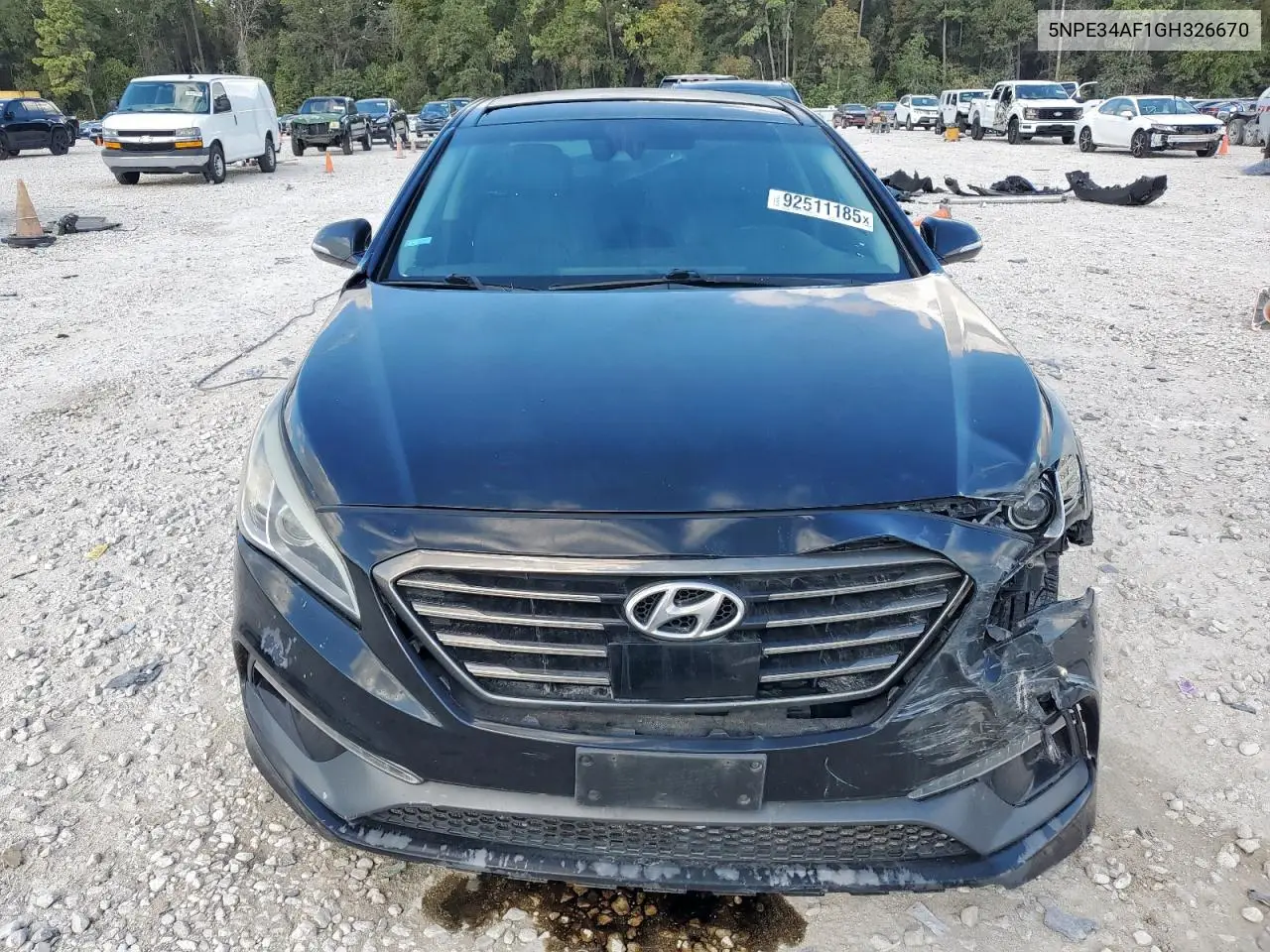 5NPE34AF1GH326670 2016 Hyundai Sonata Sport