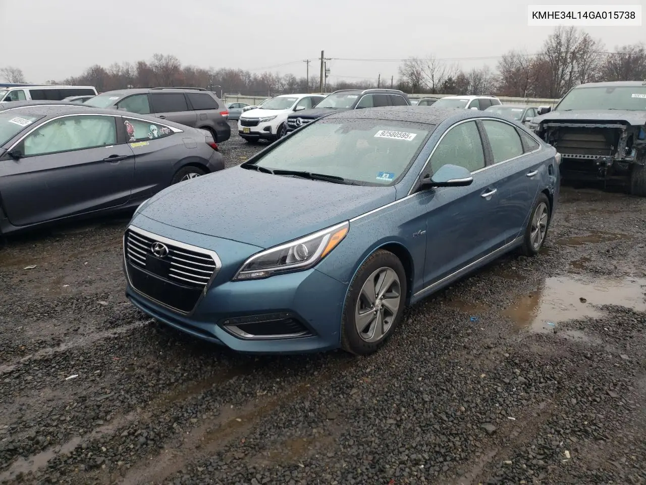 KMHE34L14GA015738 2016 Hyundai Sonata Hybrid