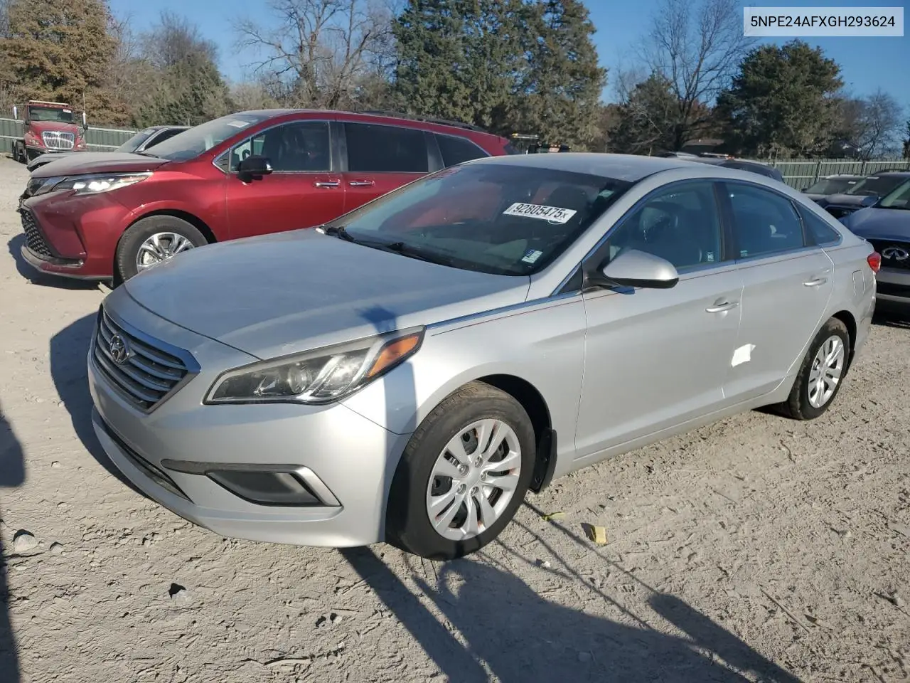 5NPE24AFXGH293624 2016 Hyundai Sonata Se