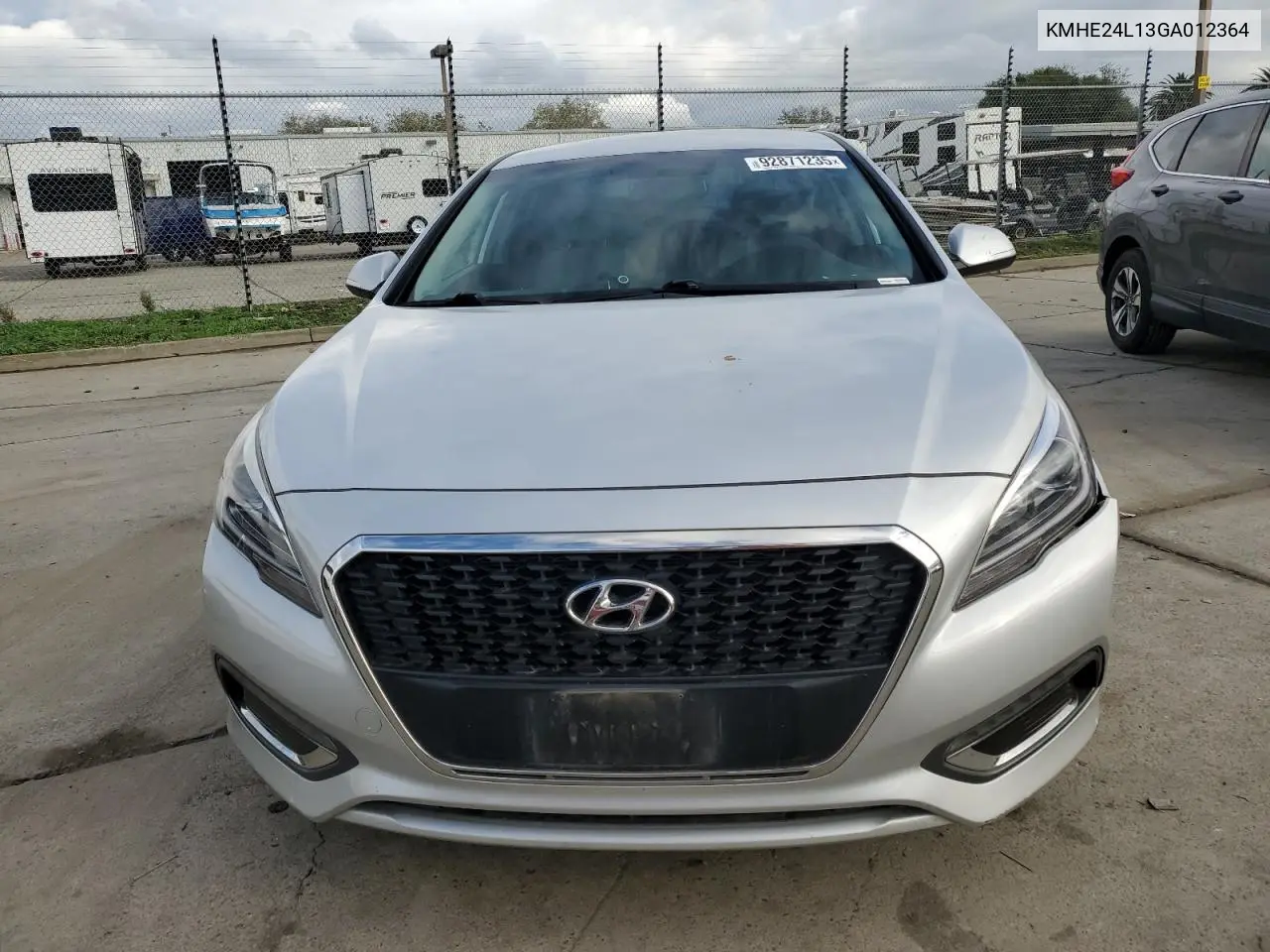 KMHE24L13GA012364 2016 Hyundai Sonata Hybrid