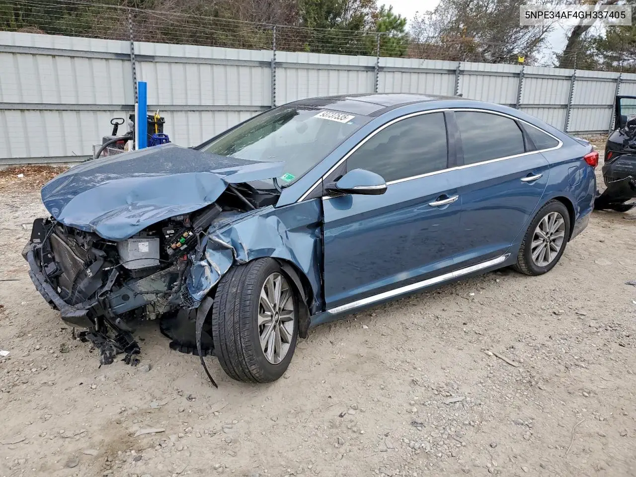 5NPE34AF4GH337405 2016 Hyundai Sonata Sport