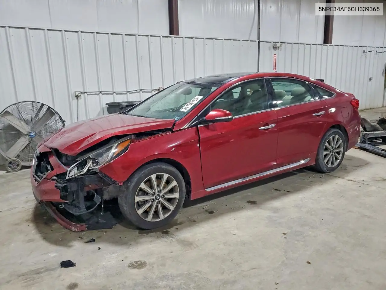 5NPE34AF6GH339365 2016 Hyundai Sonata Sport