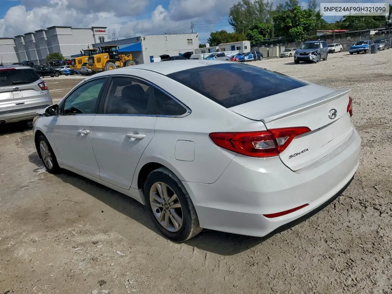 5NPE24AF9GH321090 2016 Hyundai Sonata Se