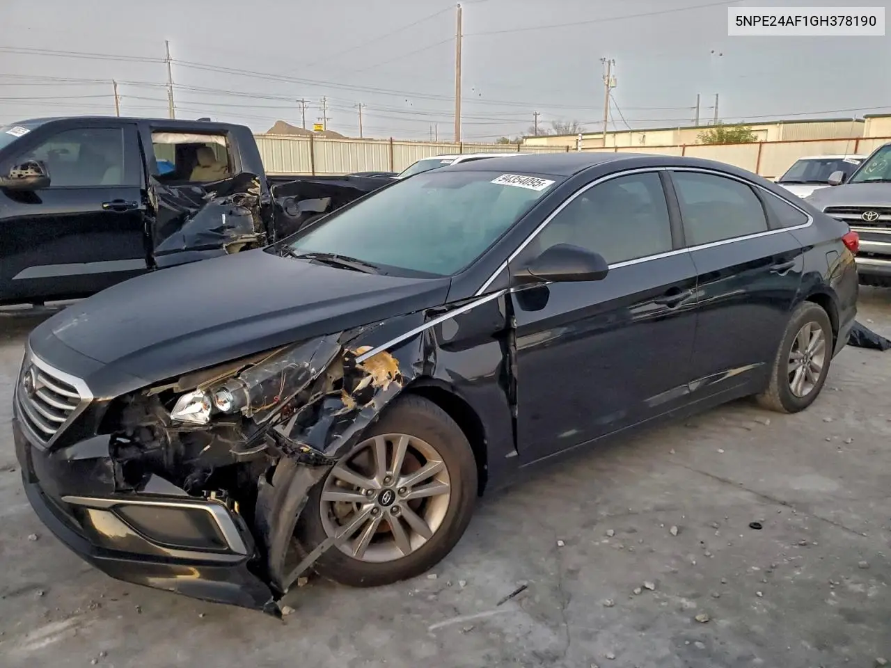 5NPE24AF1GH378190 2016 Hyundai Sonata Se