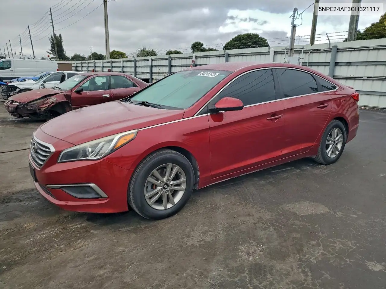 5NPE24AF3GH321117 2016 Hyundai Sonata Se
